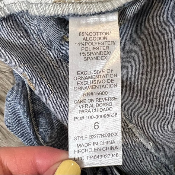 NWOT Democracy Medium Wash Ab Technology Shaping Women’s Skinny Jeans Sz 6 - Picture 6 of 11